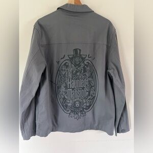 Disney Haunted Mansion‎ Button-Up Cotton Canvas Mechanics Shirt Men’s Medium